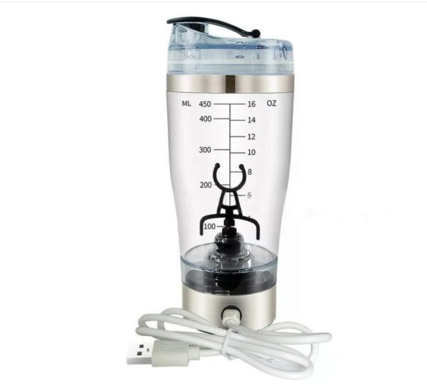 Electric Protein Shake Stirrer USB Shake Bottle Milk Coffee Blender Kettle Sports And Fitness Charging Electric Shaker Cup - Image 2